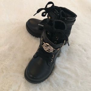Black Bebe boots toddler size 6